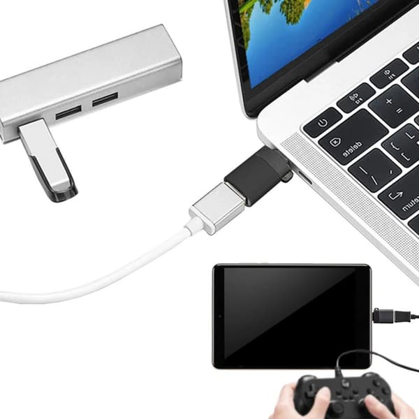 USB C han til USB A hun 3.0 OTG adapter