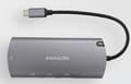 Miniatyrbild 6 av 7: AXAGON HMC-6M2, USB 3.2 Gen 1-hubb, jfr.