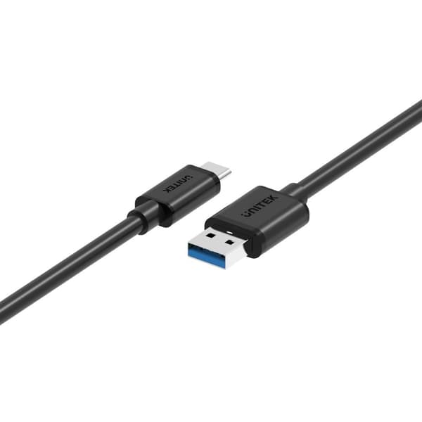 UNITEK Y-C474BK USB-kabel USB 3.2 Gen 1 (3.1 Gen 1) 1 m USB A USB C Svart