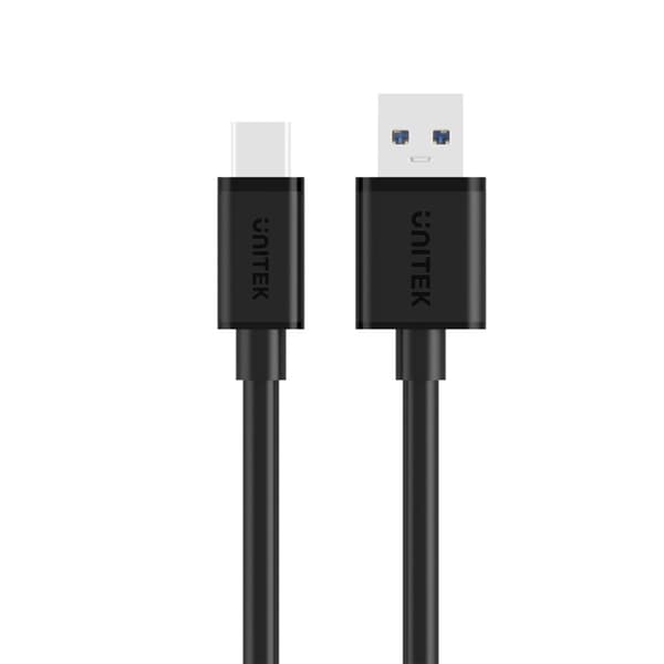 UNITEK Y-C474BK USB-kabel USB 3.2 Gen 1 (3.1 Gen 1) 1 m USB A USB C Svart