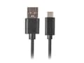 Miniatyrbild 2 av 2: Lanberg CA-USBO-20CU-0018-BK USB-kabel 1,8 m USB 2.0 USB A USB C Svart
