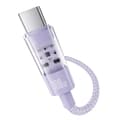 Miniatyrbillede 3 af 7: Baseus Gem USB C til USB C hurtigopladerkabel 1 m 100 W lilla