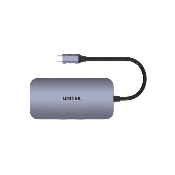 UNITEK D1071A interface-hub USB 3.0 SuperSpeed 5 Gb/s Sølv