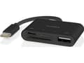 Pikkukuva 2 / 2: Nedis CCGB64780BK01, USB 2.0 Type-C, USB 2.0, USB Type-C, MicroSD (TransFlash), SD, lajittelu, Polyvinyylikloridi (PVC), DC