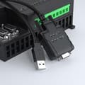 Miniatyrbild 3 av 6: USB till seriekabel-adapter - USB232A-E-A - DB9 - 1m kabel - Kompatibel med Windows/macOS/Linux - 9 LEDar