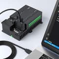 Miniatyrbild 4 av 6: USB till seriekabel-adapter - USB232A-E-A - DB9 - 1m kabel - Kompatibel med Windows/macOS/Linux - 9 LEDar