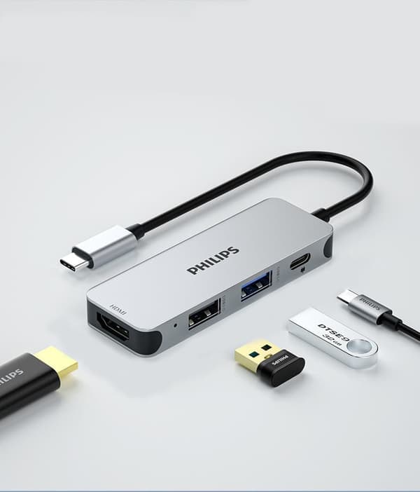 Philips SWR1607G Type-C dockingstation til bærbar computer USB-C-konverter