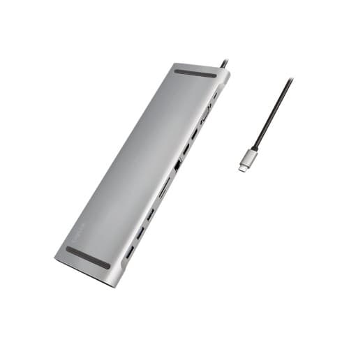 LogiLink - dockningsstation - USB-C 3.2 Gen 1 - 2 x HDMI, VGA - 1GbE