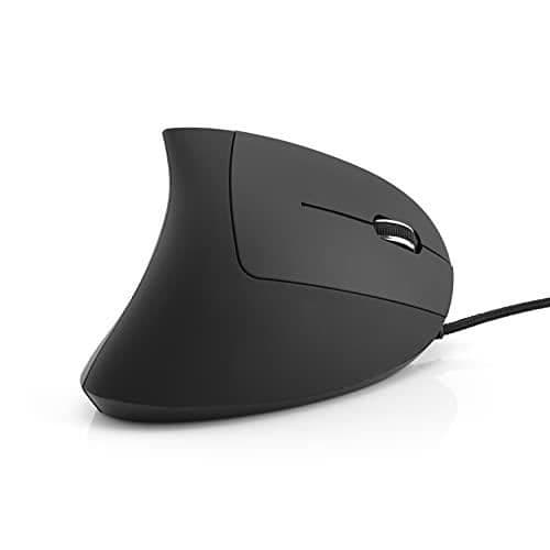 USB 2.0 Vertikal Mus - MEDIARANGE - MROS230 - Högerhänt - Svart Färg