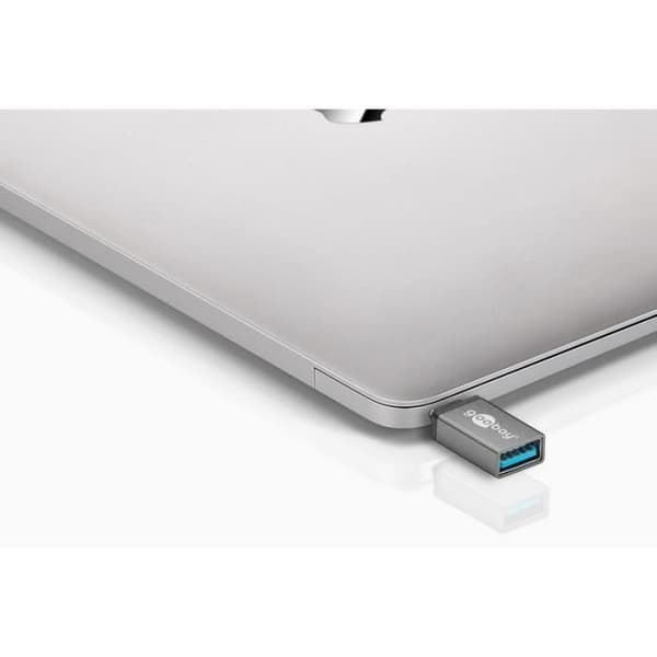 USB-C-adapter - Ej specificerat - Silver - USB 3.0 - 5 Gbps - MacBook-kompatibel