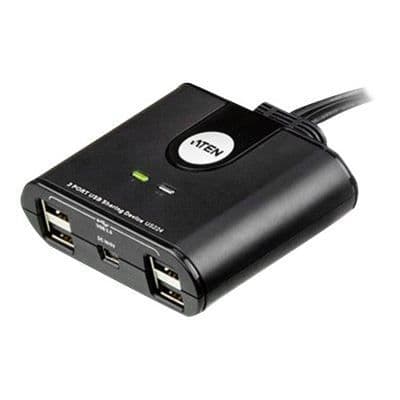 USB-switch - ATEN - US224 - 2 Porter - Dela av enheter - Svart