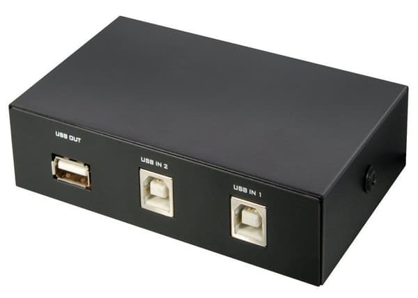 Andra USB Inline-enheter - 60647 - USB Data Switch 1 USB-enhet till PC:ar manuellt ()