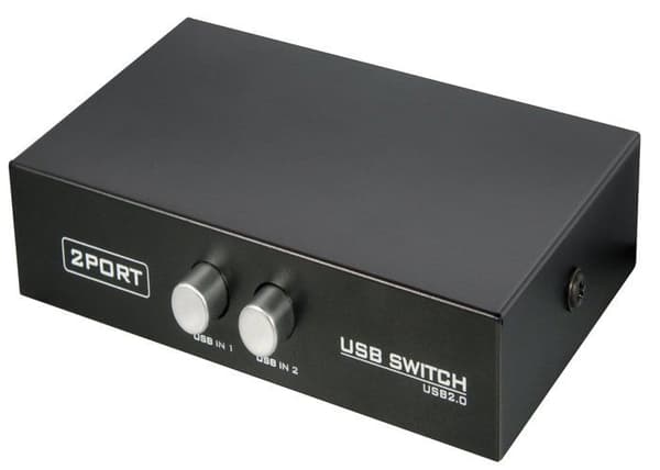Andra USB Inline-enheter - 60647 - USB Data Switch 1 USB-enhet till PC:ar manuellt ()