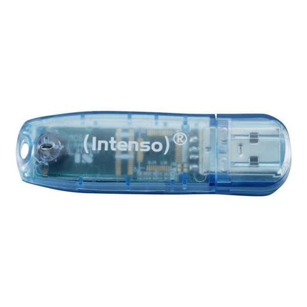 USB-minne - INTENSO - 3502450 - 4096MB - USB 2.0 - Blå färg
