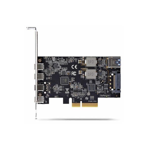 PCIe USB-kort - STARTECH.COM - 5 portar - 4x USB-C 10Gbps - 1x USB-A intern - svart