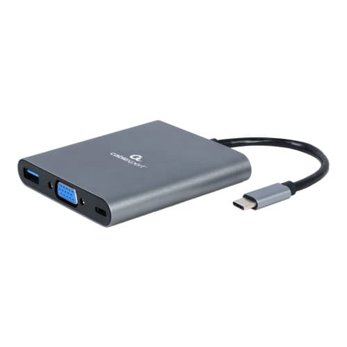 Cablexpert A-CM-COMBO6-01 - dockningsstation - USB-C 3.1 - HDMI, VGA
