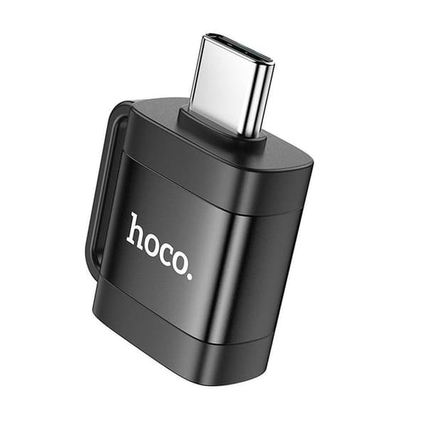 Hoco Adapter OTG USB-C Till USB-A 3A UA31C - Svart