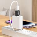 Miniatyrbild 4 av 6: Hoco Adapter OTG USB-C Till USB-A 3A UA31C - Svart