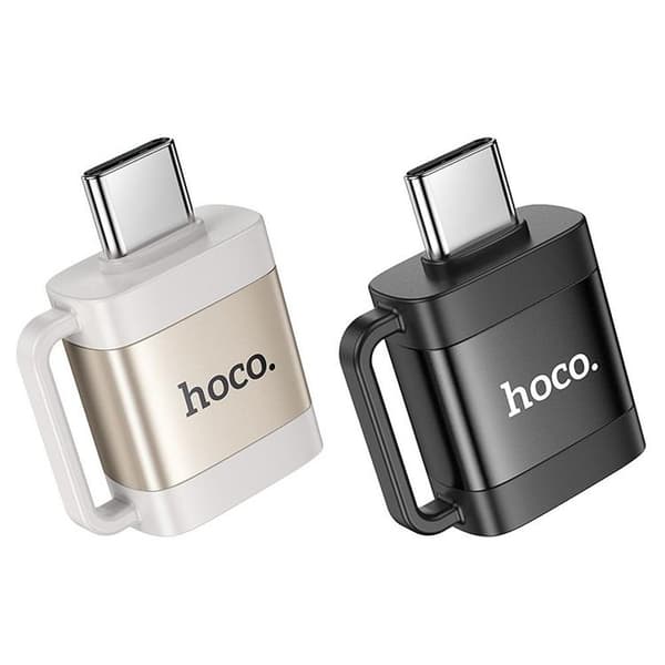 Hoco Adapter OTG USB-C Till USB-A 3A UA31C - Svart