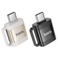 Miniatyrbild 5 av 6: Hoco Adapter OTG USB-C Till USB-A 3A UA31C - Svart