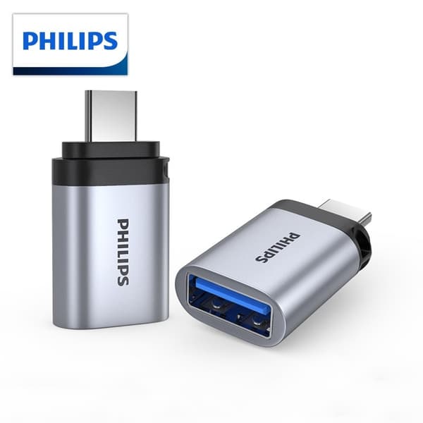 "Philips Type-C til USB 3.0 Adapter OTG Converter til telefon, bærbar computer, MacBook - SWR3001A / 93 "