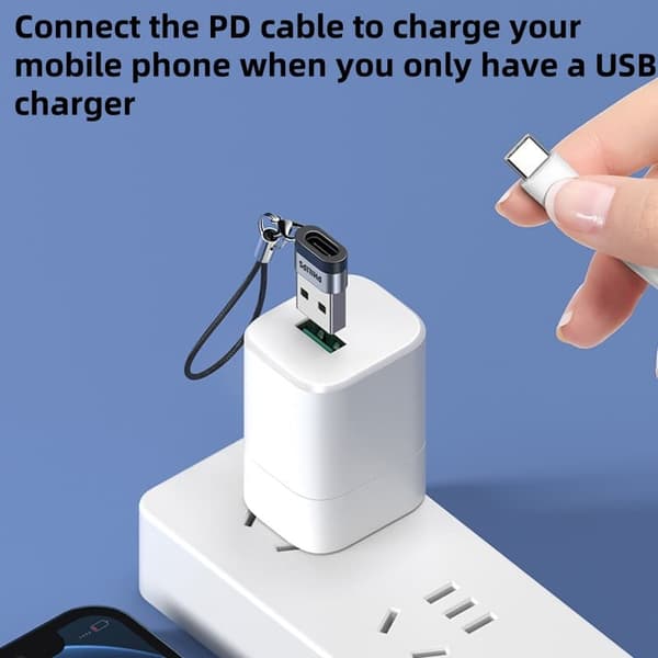 Philips USB 2.0 til Type-C OTG Adapter Converter til Telefon, Laptop, MacBook - SWR3001B/93