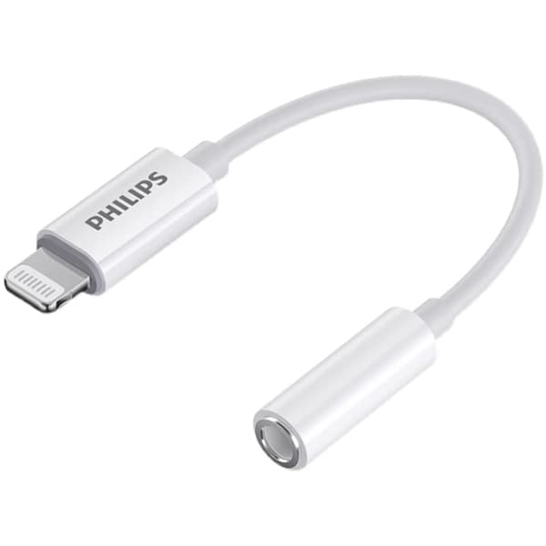 Philips Lightning til 3,5 mm hovedtelefonadapter til iPhone - OTG Audio Converter Cable SWR1504D