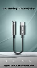 Miniatyrbillede 3 af 5: Philips USB-C til 3,5 mm lydadapter - Type-C hovedtelefonstikkonverter til Xiaomi, Huawei, iPad Pro - SWR1504H
