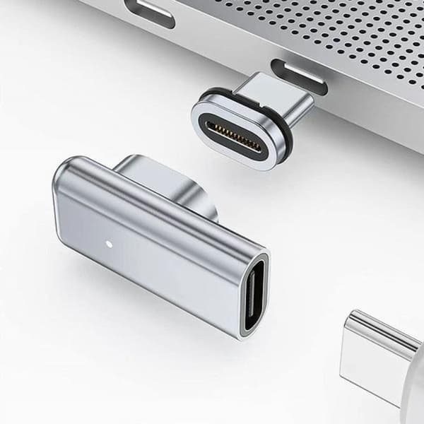 Beline Magnestisk Adapter USB-C - Silver