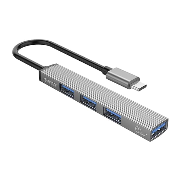 Orico Hubb 1xUSB-A 3.0 3xUSB-A 2.0 - Grå