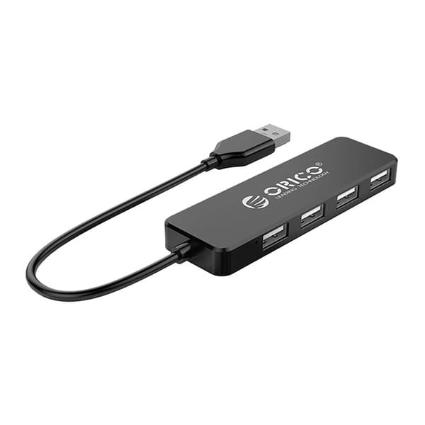 Orico USB-A Hubb 4xUSB-A 2.0 FL01 - Svart