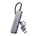 Miniatyrbild 1 av 2: Orico Hubb 3xUSB-A 2.0 1xUSB-A 3.0 - Grå