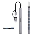 Miniatyrbild 2 av 2: Orico Hubb 1xUSB-A 3.0 6xUSB-A 2.0 - Grå