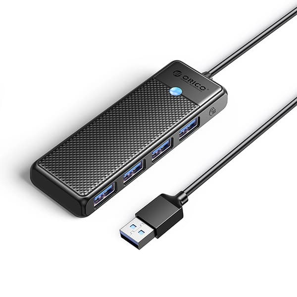 Orico USB-A Hubb 4xUSB-A 3.0 - Svart
