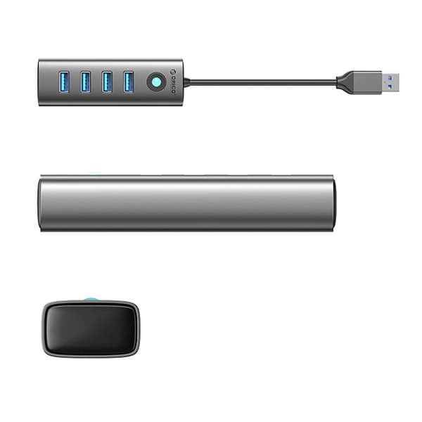 Orico Hubb 4xUSB-A 3.0 - Grå