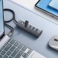 Miniatyrbild 5 av 6: Orico Hubb 4xUSB-A 3.0 - Grå