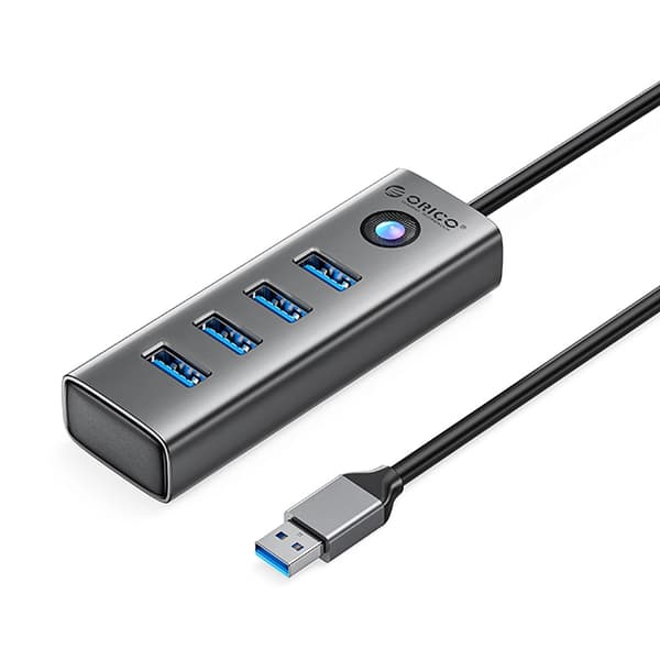 Orico Hubb 4xUSB-A 3.0 - Grå