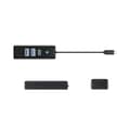 Miniatyrbild 2 av 4: Orico USB-C Hubb 2xUSB-A 3.0 1xUSB-C 15cm - Svart