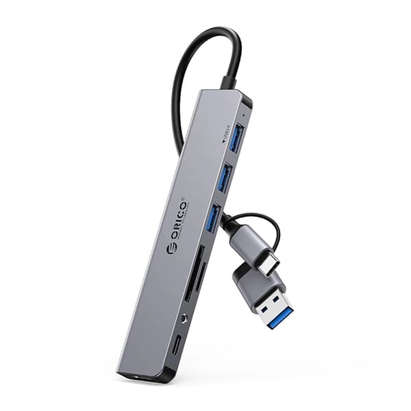 Orico Hubb 4xUSB-A 1xUSB-C 2.0 1x3.5mm Audio 2xTF&SD