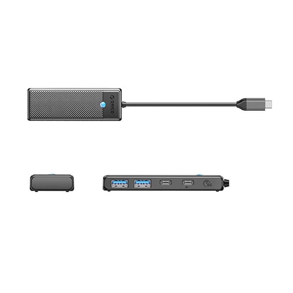 Orico Hubb 2xUSB-A 3.0 2xUSB-C 3.0 - Svart