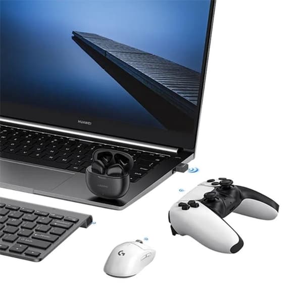 USAMS 5in1 Adapter Hubb USB-C, 2xUSB-A, TF, SD - Grå