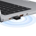 Miniatyrbild 4 av 6: USAMS 5in1 Adapter Hubb USB-C, 2xUSB-A, TF, SD - Grå