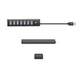 Miniatyrbild 2 av 3: Orico Hubb 7xUSB-A 3.0 1xUSB-C 5V/3A 1m - Svart