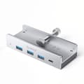 Miniatyrbild 1 av 2: Orico Hubklämma-monterad 3xUSB-A 3.0, 1xUSB-C 3.0 - Silver