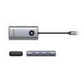 Miniatyrbild 1 av 3: Orico Hubb 3xUSB-A 3.0 1xUSB-C 2.0 1xHDMI - Grå