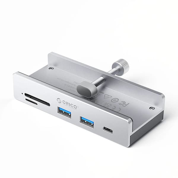 Orico Hubklämma-monterad 2xUSB-A 3.2, 1xUSB-C 3.2, 1xSD&TF