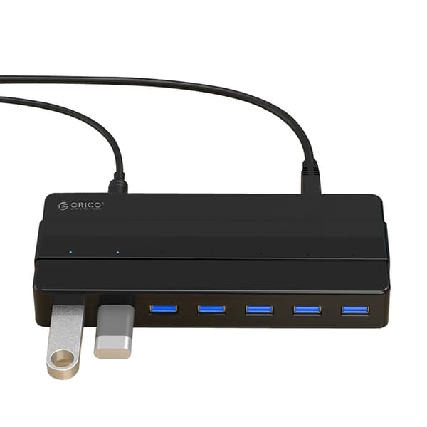 Orico Hubb 7xUSB-A 3.0 - Svart