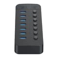 Miniatyrbild 3 av 4: Orico Hubb 7xUSB-A 3.0 med Strömbrytare - Svart