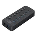 Miniatyrbild 2 av 4: Orico Hubb 7xUSB-A 3.0 med Strömbrytare - Svart