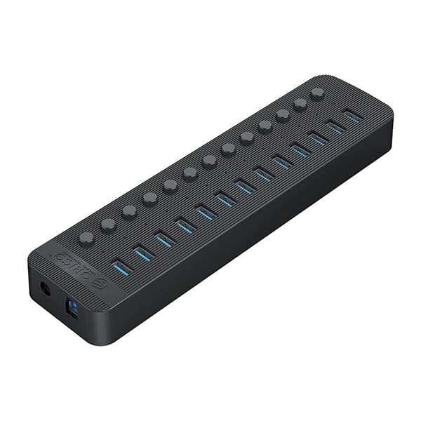 Orico Hubb 13xUSB-A 3.0 med Strömbrytare - Svart